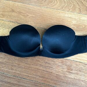 Victoria’s Secret Black Strapless Bra